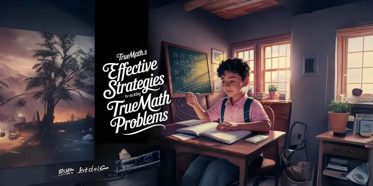 Truemaths Effective strategies for tackling truemaths problem