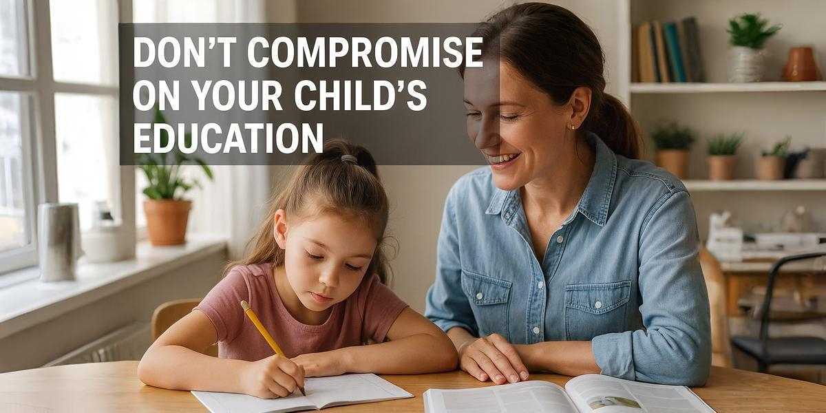 Don’t Compromise on Your Child’s Education