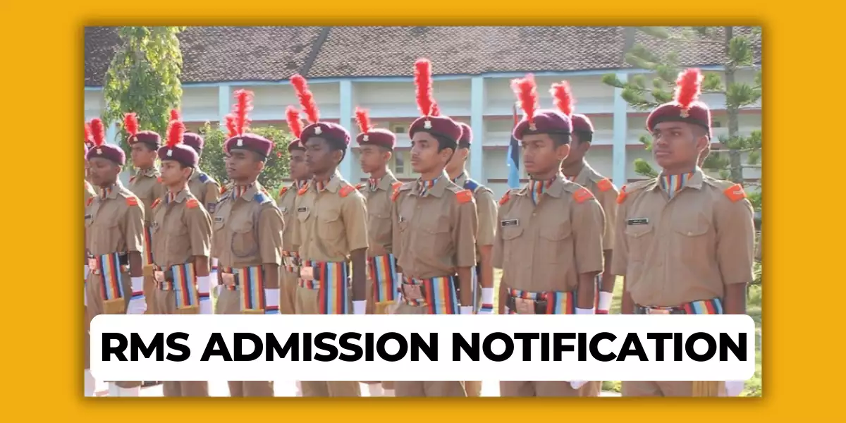 RMS Admission Notification (2022-23)